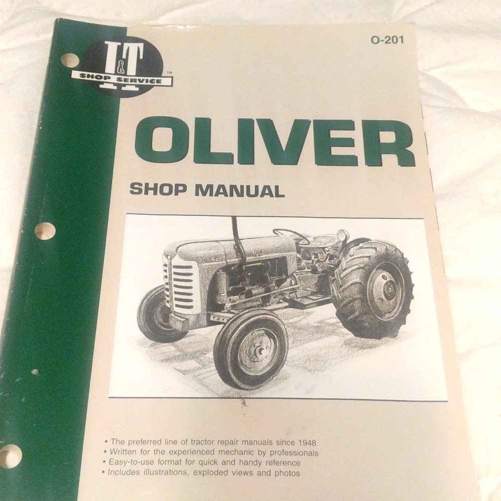 Oliver tractor shop manual 0-201
